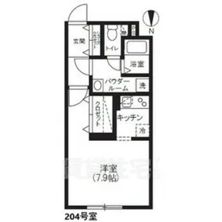 クレストタップ名古屋ウエスト【2階】の間取り