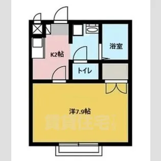 アンプルール ブワ 虹【2階】の間取り