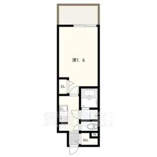 フォーリアライズ京都大将軍【6階】の間取り