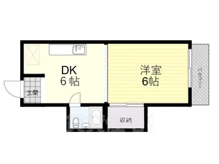 ドミトリー甲子園【2階】の間取り