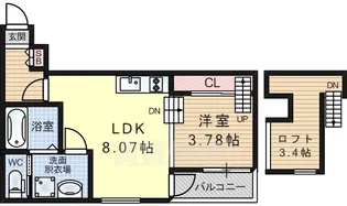 グランバレー【2階】の間取り