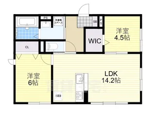 スピネル南草津【1階】の間取り