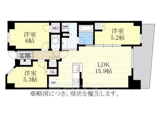 プラウド昭和御器所【2階】の間取り