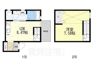 MAKANI長岡京【1階】の間取り