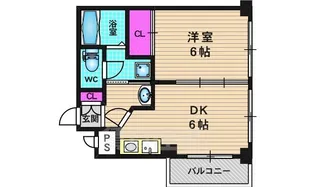 テアトリーノ長岡京【3階】の間取り