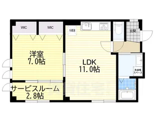 メゾン誠味【2階】の間取り