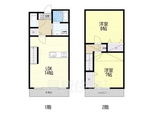 MAKANI長岡京【1階】の間取り