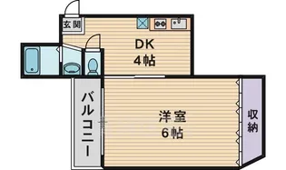エトワルK2【3階】の間取り