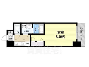 S-RESIDENCE堺市駅前【12階】の間取り