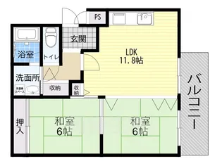 メゾンドクレイヨン【3階】の間取り