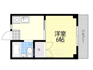 ヴィレッタ住吉【4階】の間取り