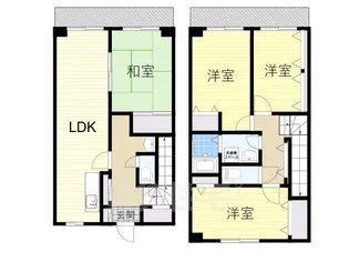 ガーデンハイツ加美 C棟【3階】の間取り