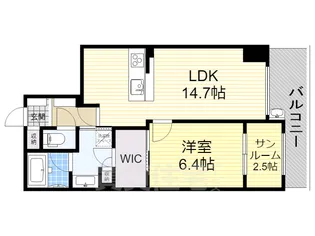 プラセシオン名古屋伏見【9階】の間取り