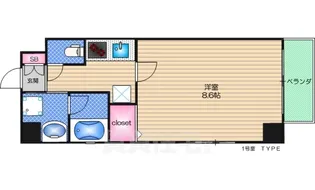 プランドールコート【9階】の間取り