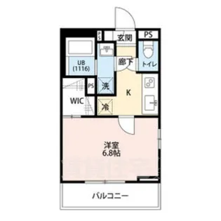 フルール野並【3階】の間取り