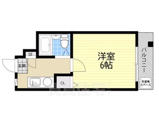 スペーシャス多田【2階】の間取り