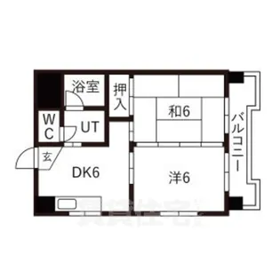 サンライズマンション【1階】の間取り