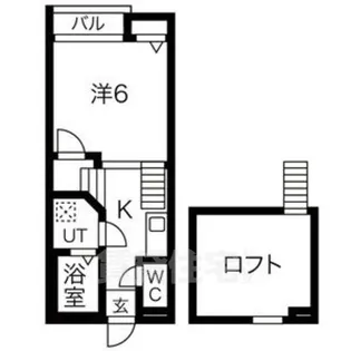 Creo六番町弐番館【1階】の間取り