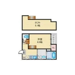 ベルクレスト本陣【2階】の間取り