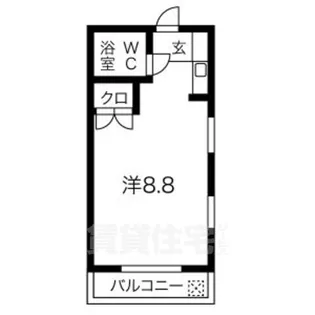 ハートフル徳川【4階】の間取り