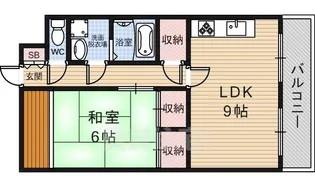 エントピア嵐山【4階】の間取り