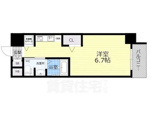 アドバンス新大阪6ビオラ【11階】の間取り