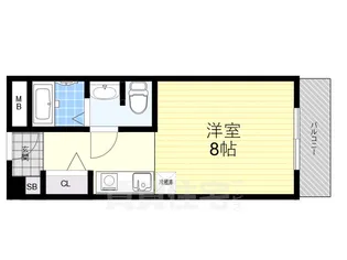 天美ハイツ【2階】の間取り