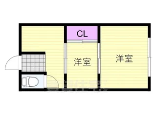一の丸荘【4階】の間取り