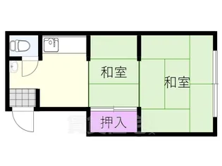 一の丸荘【4階】の間取り