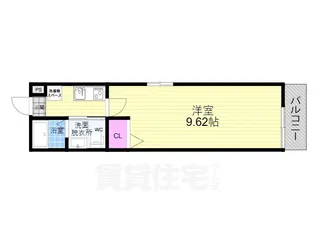 オリエント五条坂【4階】の間取り