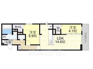 Kaketto Brickowski【3階】の間取り