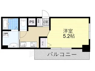 ヴェッセル背戸口【7階】の間取り