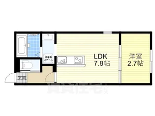 ハイラル栗東駅前【3階】の間取り