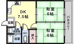 タナカマンション【3階】の間取り