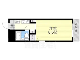 猪名寺パークマンション2【6階】の間取り