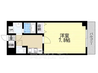 ラ・プランシュ御幸【303号室】の間取り