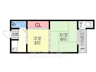 ヤマニ荘【1階】の間取り