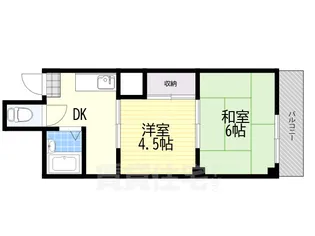 ニコーホワイトハイツ【1階】の間取り