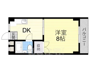 シャトー背戸口【2階】の間取り