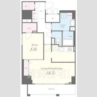 セイワパレス丸の内駅前【13階】の間取り