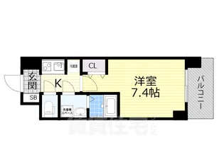 M-RESIDENCE新大阪Garden【8階】の間取り