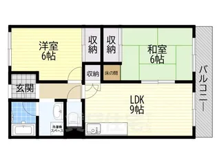 ノースコーポ【1階】の間取り