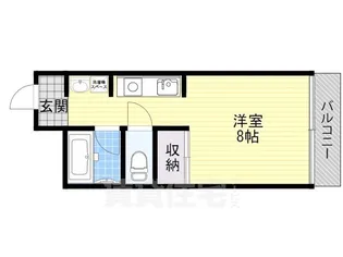 白龍ビル【2階】の間取り