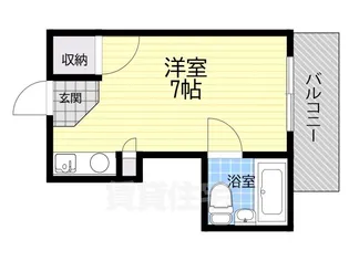 アース湯里【3階】の間取り