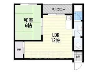 新和マンション【1階】の間取り
