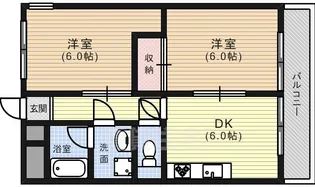 ヴィヨーム京都北大路【1階】の間取り