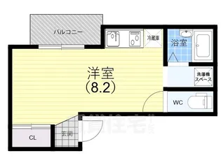 BowLong Hip【201号室】の間取り