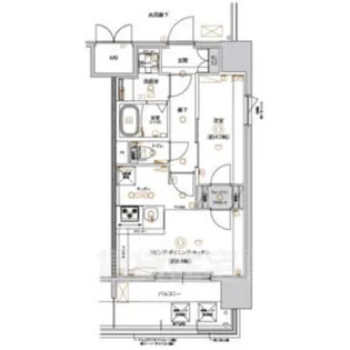 CREST TAPP平安通【10階】の間取り