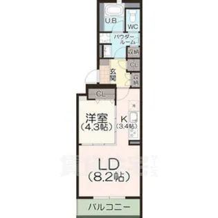 Node プラス TSURUMAI【1階】の間取り