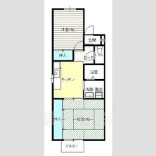 ハピネス1【1階】の間取り